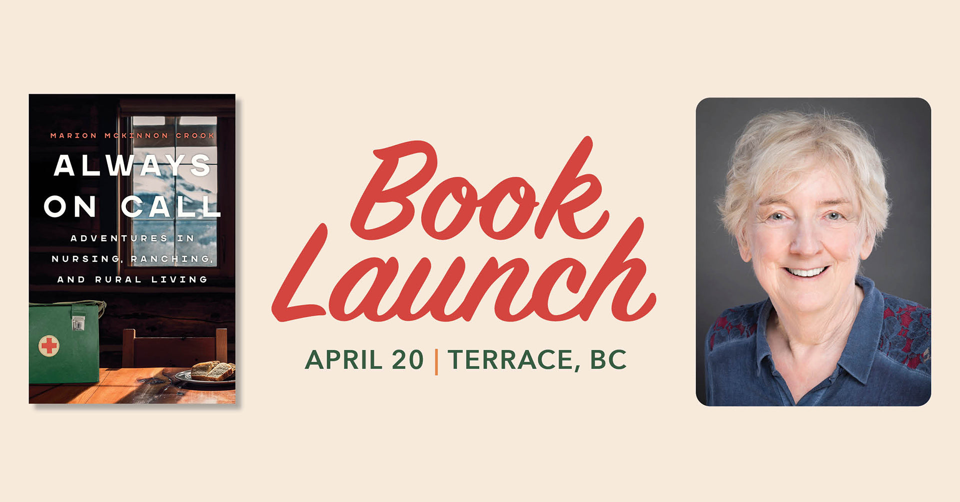 Book Launch: Always On Call • Terrace, BC