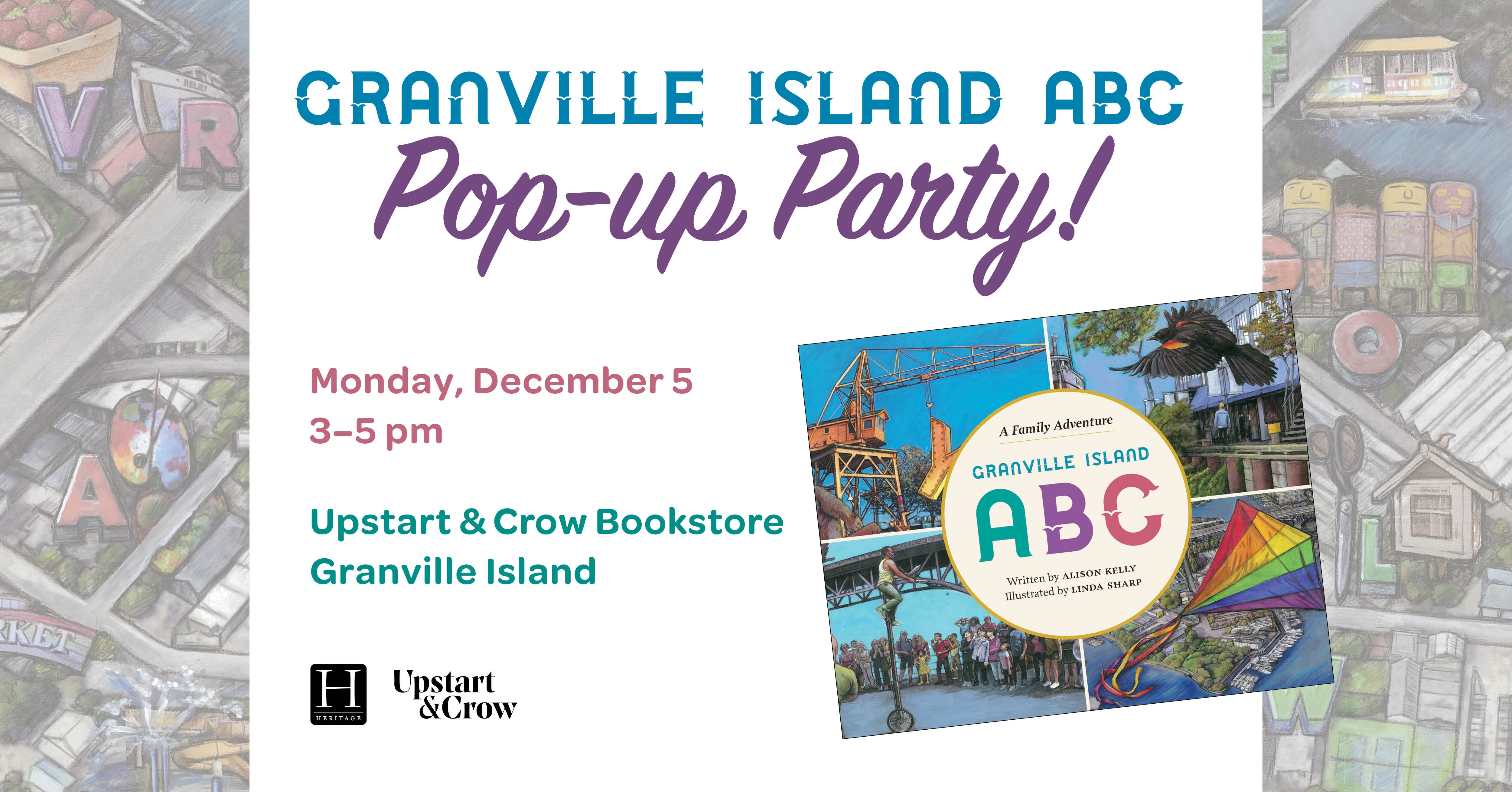 Granville Island ABC: Pop-up Party