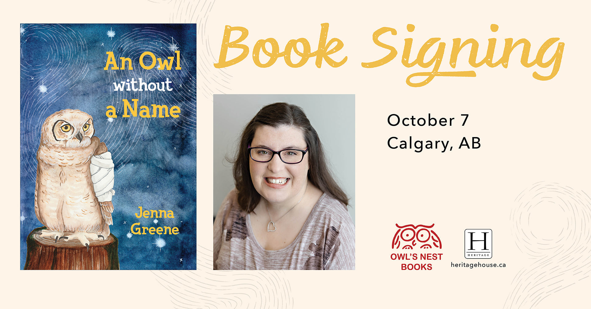 Book Signing: An Owl without a Name • Calgary, AB