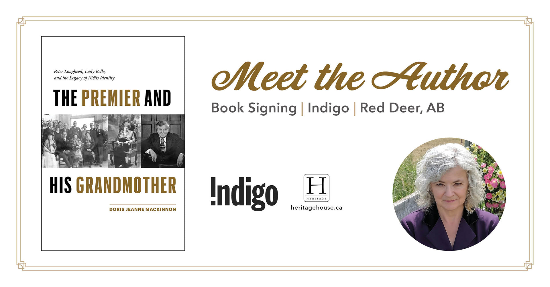 Book Signing: The Premier and His Grandmother • Red Deer, AB