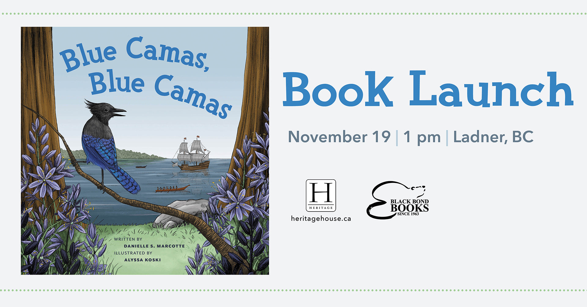 Book Launch: Blue Camas, Blue Camas by Danielle S. Marcotte