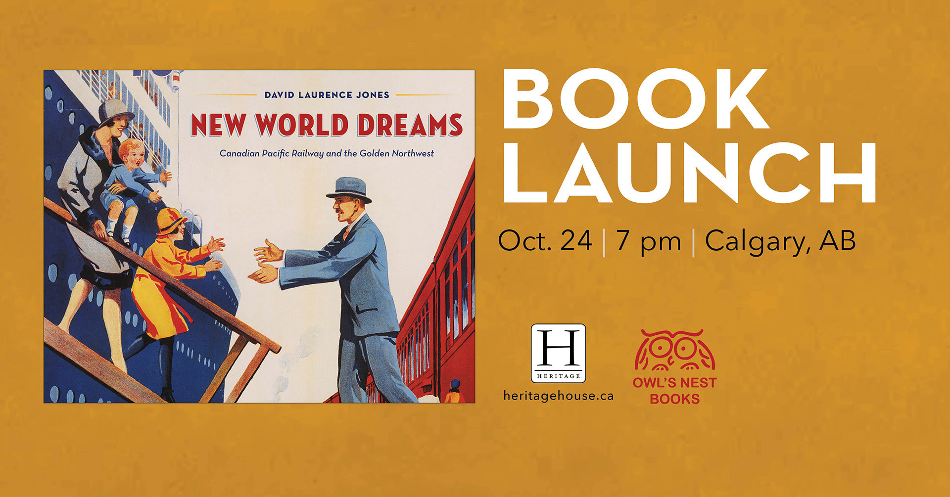 Book Launch: New World Dreams • Calgary, AB
