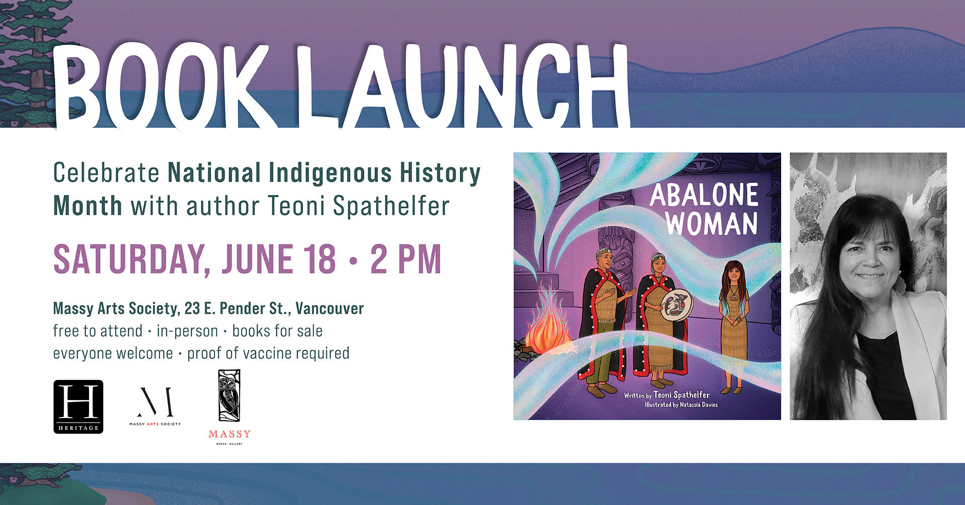 Celebrate National Indigenous History Month • Abalone Woman • Vancouver Book Launch