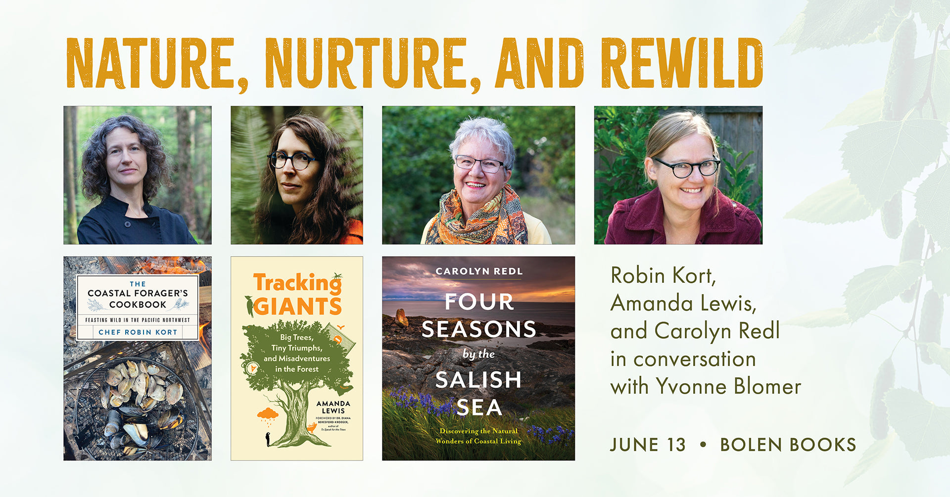 Nature, Nurture, & Rewild: Victoria event with Carolyn Redl