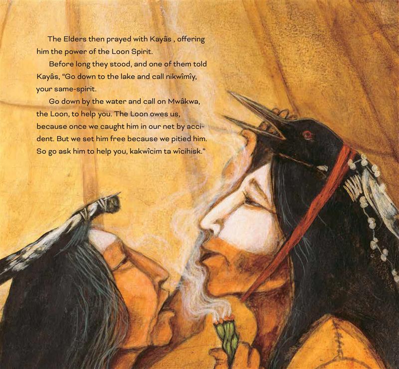 Mwâkwa Talks to the Loon
