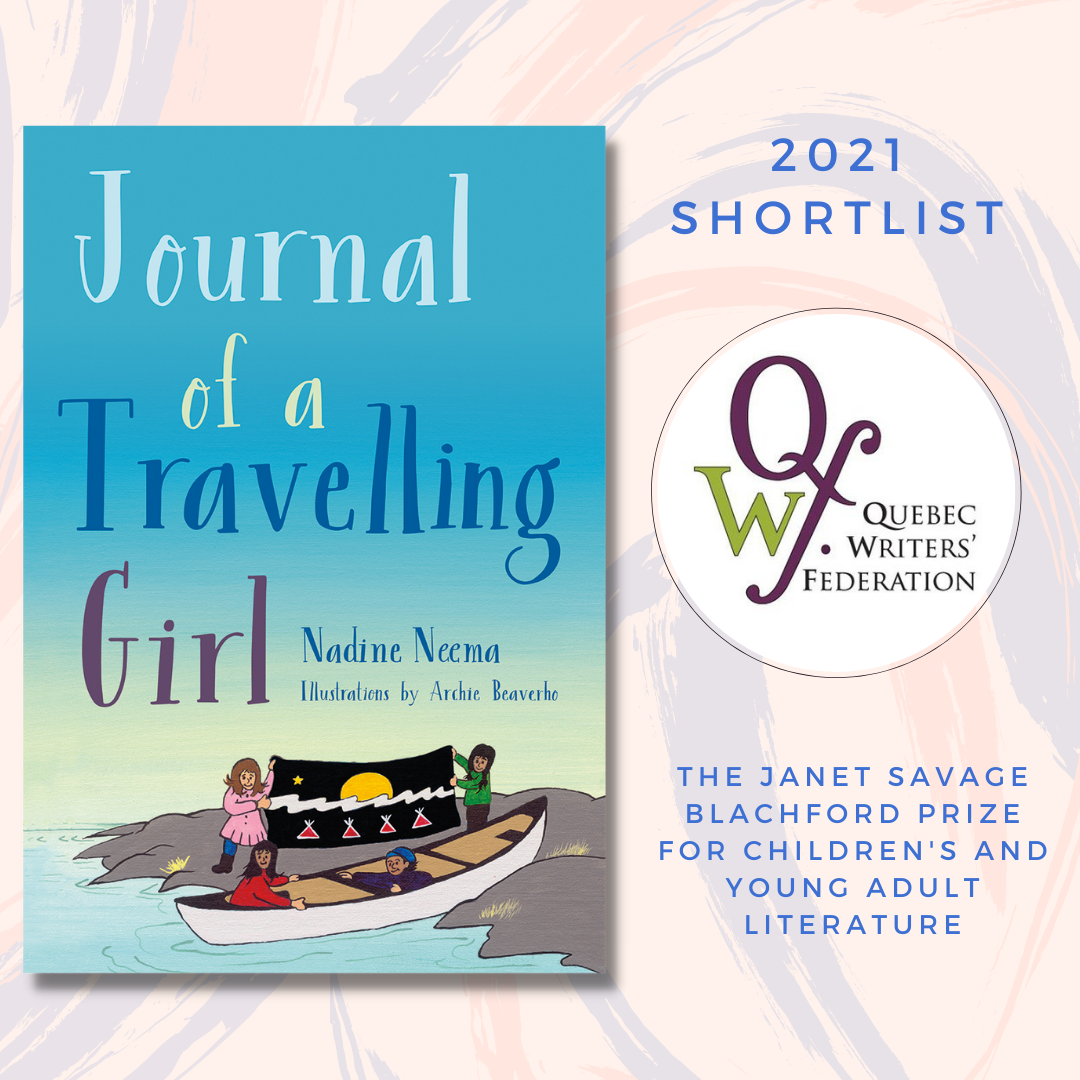 Journal of a Travelling Girl nominated for Quebec Writers Federation award