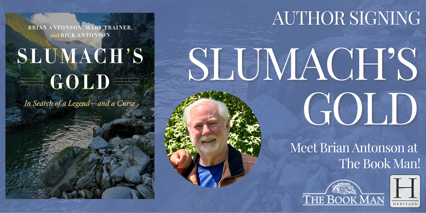 Meet Brian Antonson at The Book Man this December! | Author Signing Chilliwack BC