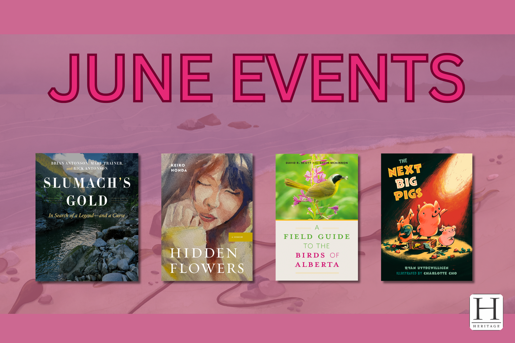June Author Events List | BC & AB