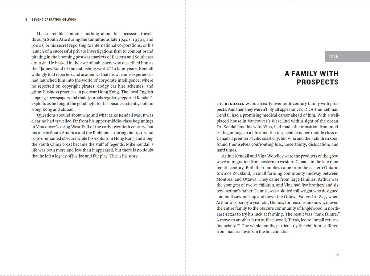 Beyond Operation Oblivion