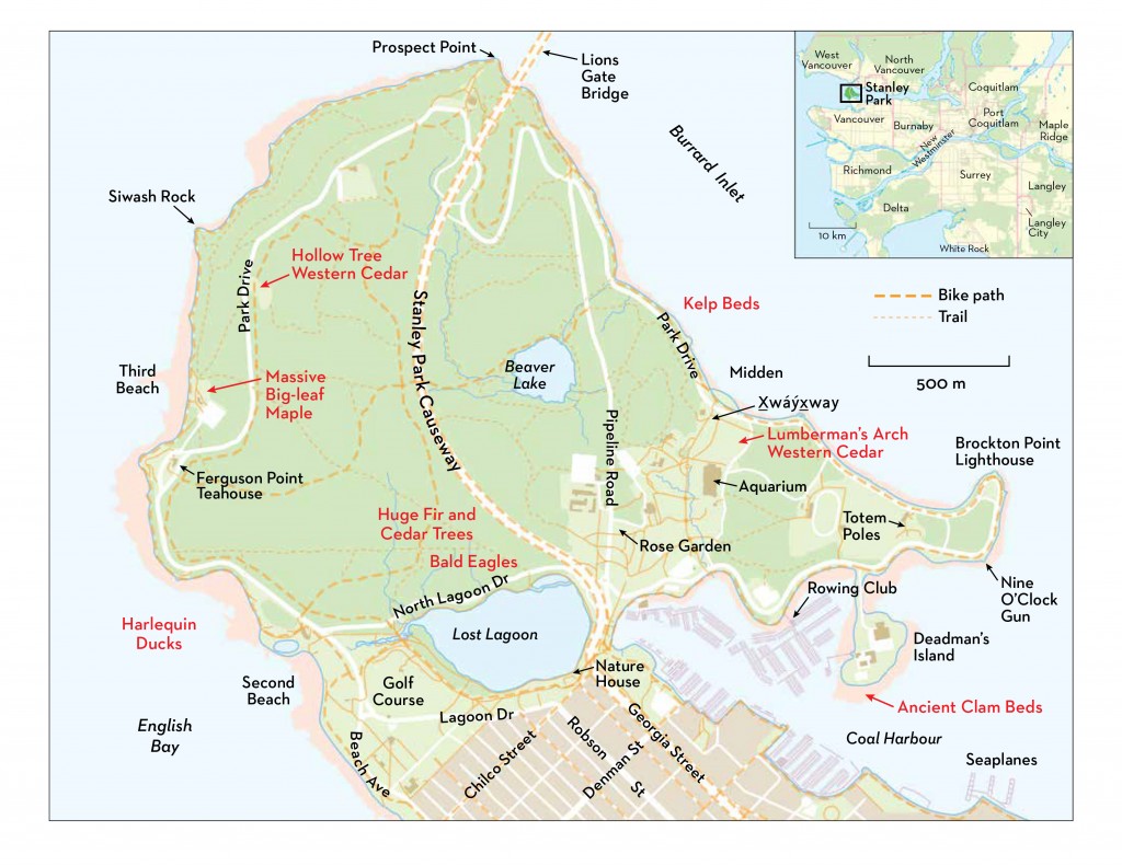 stanley park map